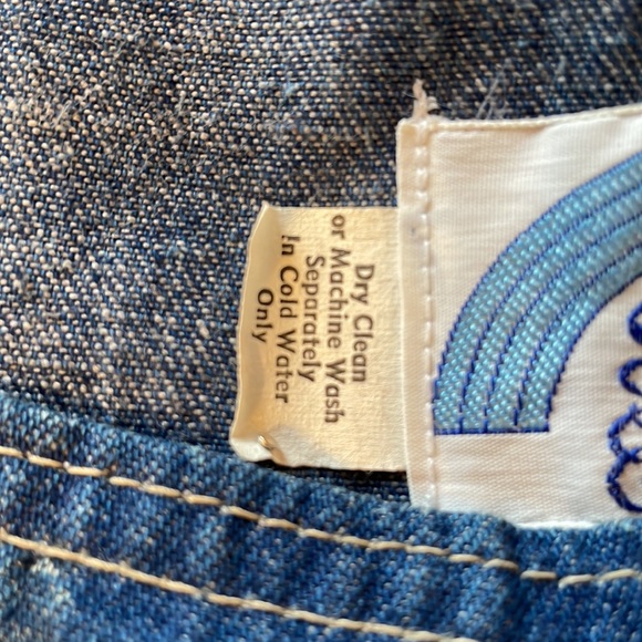 VTG 80s Embellished Women’s Denim Overalls with Appliqués - Picture 14 of 16